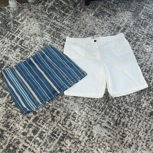 Wild Fable White Jean Shorts for Men